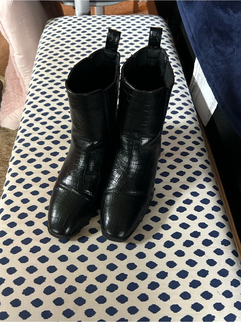 Women’s Black Heeled Booties